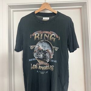 ANINE BING Graphic Los Angeles Oversized T-Shirt 100% Organic Cotton - Small